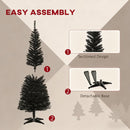 Slim Xmas Tree with Plastic Stand