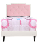 Button Tufted Bed Charming For Cozy Spaces by Unique Piece Furniture