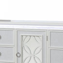Abigale - 6 Drawer Dresser With LED (Includes Dresser Only, Mirror Not Included) - White by HouseOfZazla
