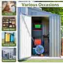 4x7 Foot Lean-To Shed in Olive by HouseOfZazla