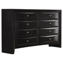Briana 8-drawer Dresser Black