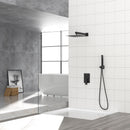 Dual Shower Head System With Square Rain Shower And Rough In Valve by HouseOfZazla