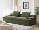 Nimbus - Oversized Full Foam 4 Seater Couch For Living Room Upholstered In Soft, Wide Armrests by HouseOfZazla