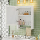 3 in 1 Wall Mounted Bathroom Mirror Cabinet with Adjustable Shelf by HouseOfZazla