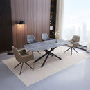 Hester - Arm Chair (Set of 2) - Gray Fabric by Unique Piece Furniture