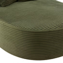 Modern Chaise Lounge Sofa Boneless Couch With Supportive Pillows