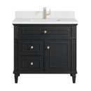 James Martin Lorelai 36" Single Bathroom Vanity, Black Onyx