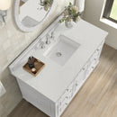 James Martin Lorelai 48" Single Bathroom Vanity, Bright White