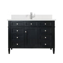James Martin Brittany 48" Single Bathroom Vanity, Black Onyx