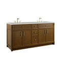 James Martin Bellshire 72" Double Bathroom Vanity, Honey Oak