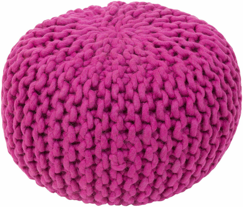 Haidershofen Bright Purple Pouf