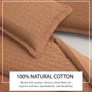 100% Cotton Honeycomb Waffle Duvet Set - Mattea Collection by Great Bay Home