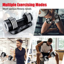 5-in-1 Weight Adjustable Dumbbell with Anti-Slip Fast Adjust Turning Handle by LJGDeals