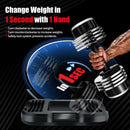 5-in-1 Weight Adjustable Dumbbell with Anti-Slip Fast Adjust Turning Handle by LJGDeals