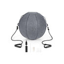 Yoga Sitting Ball with Felt Cover and Air Pump by LJGDeals