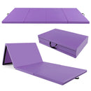 4-Panel PU Leather Folding Exercise Mat with Carrying Handles by LJGDeals