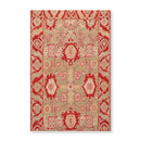 4' x 6' Hand Knotted Wool Reversible Area Rug Traditional Tan