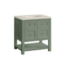 James Martin Breckenridge 30" Single Bathroom Vanity, Smokey Celadon