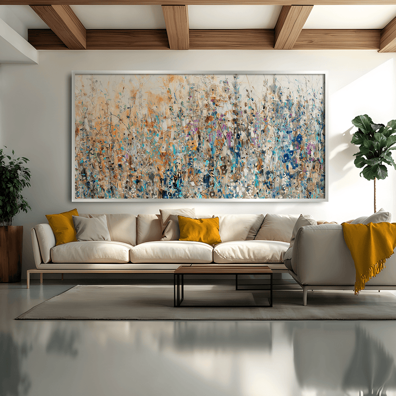 Field of Floral Canvas