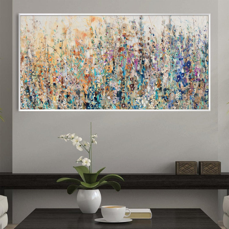 Field of Floral Canvas