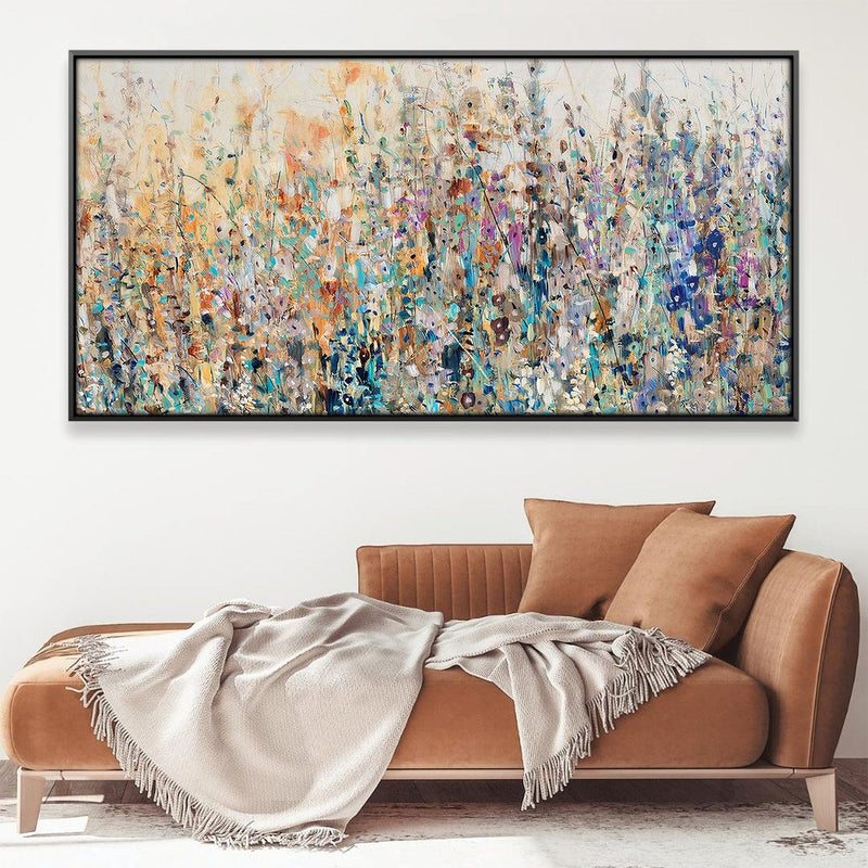 Field of Floral Canvas