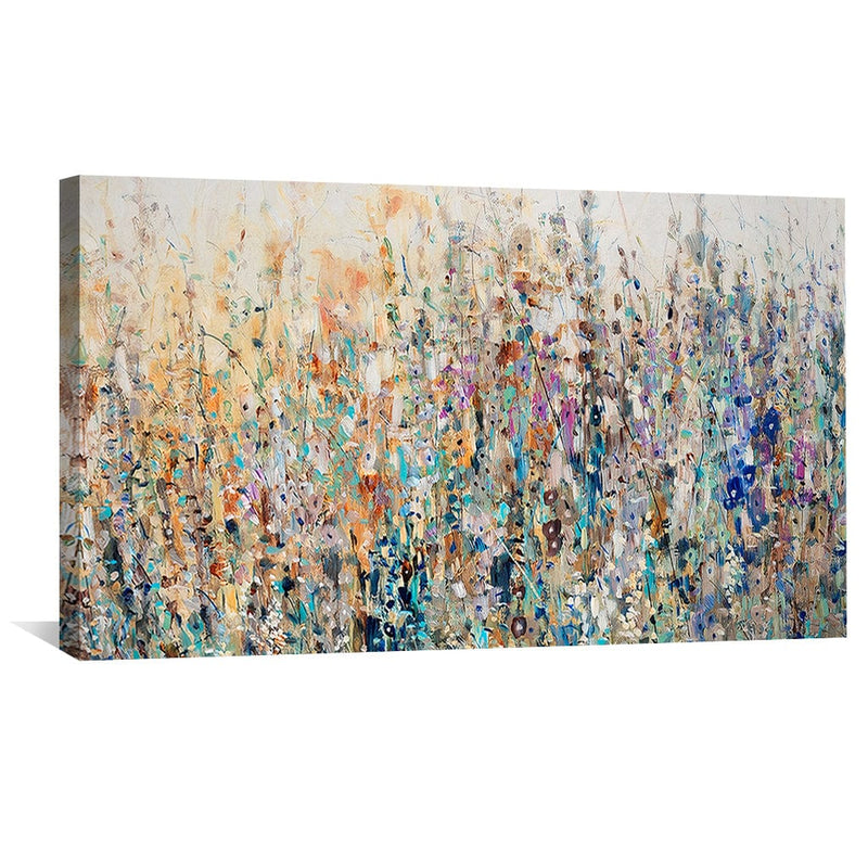 Field of Floral Canvas