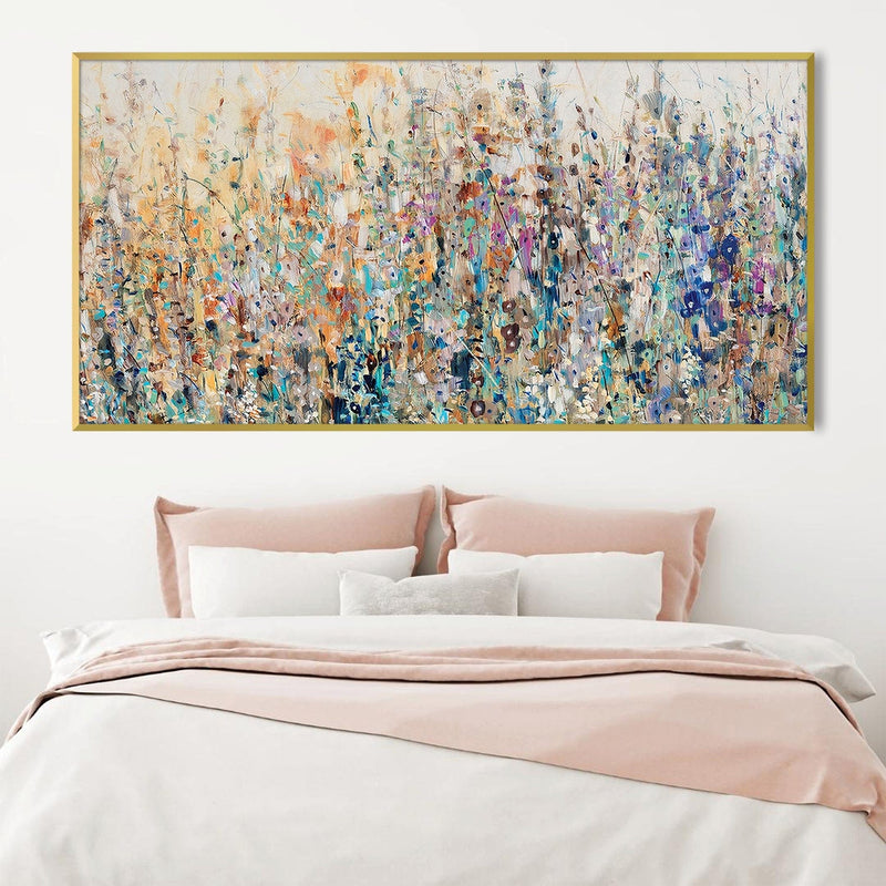 Field of Floral Canvas