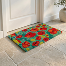 Field of Poppies - Red Multi Coir Doormat