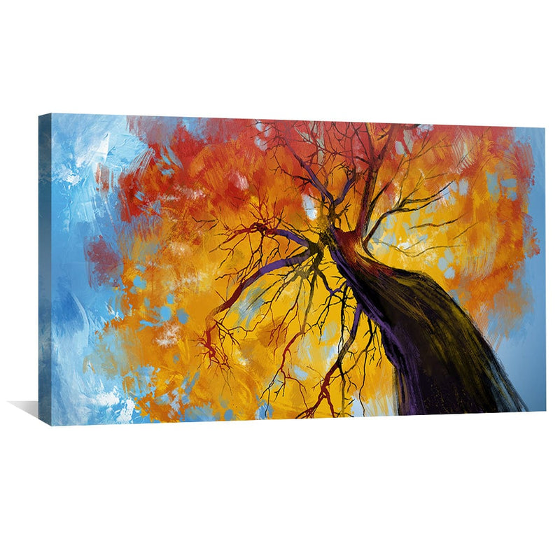 Fiery Canopy Canvas