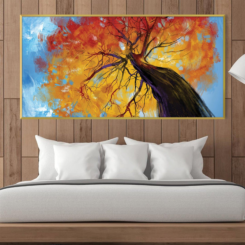 Fiery Canopy Canvas