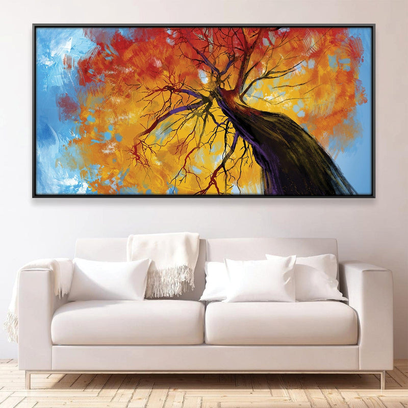 Fiery Canopy Canvas