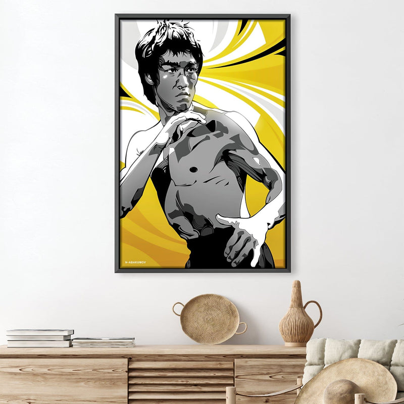 Fighter Bruce Lee Canvas