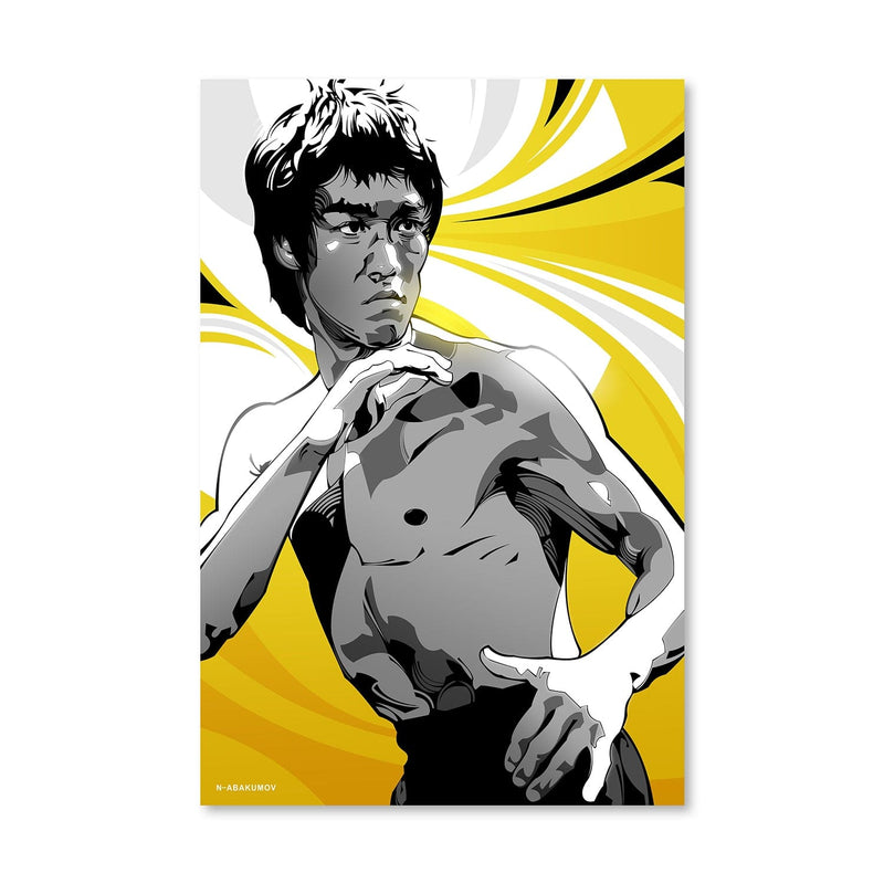 Fighter Bruce Lee Canvas