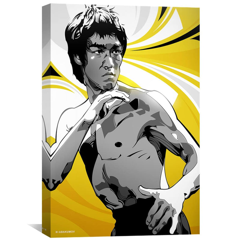 Fighter Bruce Lee Canvas