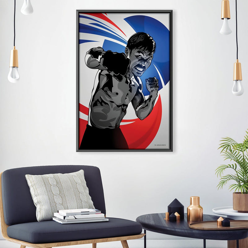 Fighter Manny Pacquiao Canvas