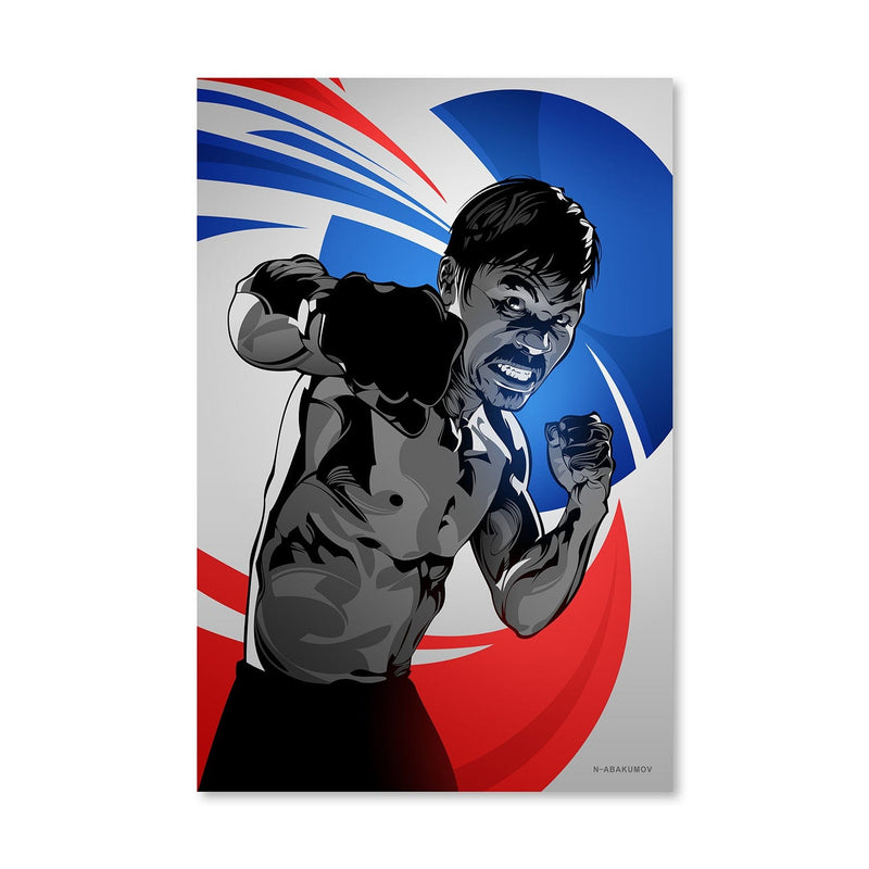 Fighter Manny Pacquiao Canvas