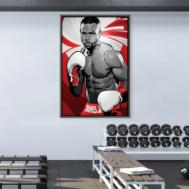 Fighter Roy Jones Jr Canvas