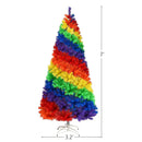 7 Feet Artificial Hinged Traditional Christmas Tree with Metal Stand by LJGDeals