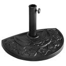 20 inch Outdoor Patio Half Round Umbrella Base by LJGDeals
