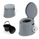 5L Portable Travel Toilet with Paper Holder for Outdoor by LJGDeals