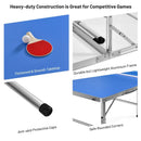 60 Inch Portable Tennis Ping Pong Folding Table with Accessories by LJGDeals