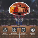 Wall Mounted Fan Backboard with Basketball Hoop and 2 Nets by LJGDeals