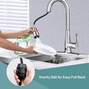 Touchless Kitchen Faucet with 360¬∞ Swivel Single Handle Sensor and 3 Mode Sprayer by LJGDeals