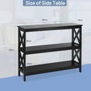 3-Tier Console X-Design Sofa Side Accent Table by LJGDeals
