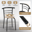 3 pcs Home Kitchen Bistro Pub Dining Table 2 Chairs Set by LJGDeals