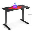 Electric Standing Gaming Desk with Height Adjustable Splice Board by LJGDeals