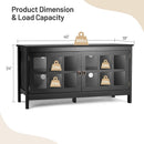 50 Inch Modern Wood Large TV Stand Entertainment Center for TV by LJGDeals