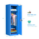 48 Inch Kid Safe Storage Children Single Tier Metal Locker-Blue by LJGDeals