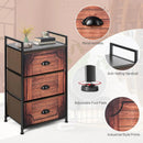Industrial 3-Layers Fabric Dresser with Fabric Drawers and Steel Frame by LJGDeals