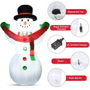 6 Feet Inflatable Christmas Snowman with LED Lights Blow Up Outdoor Yard Decoration by LJGDeals